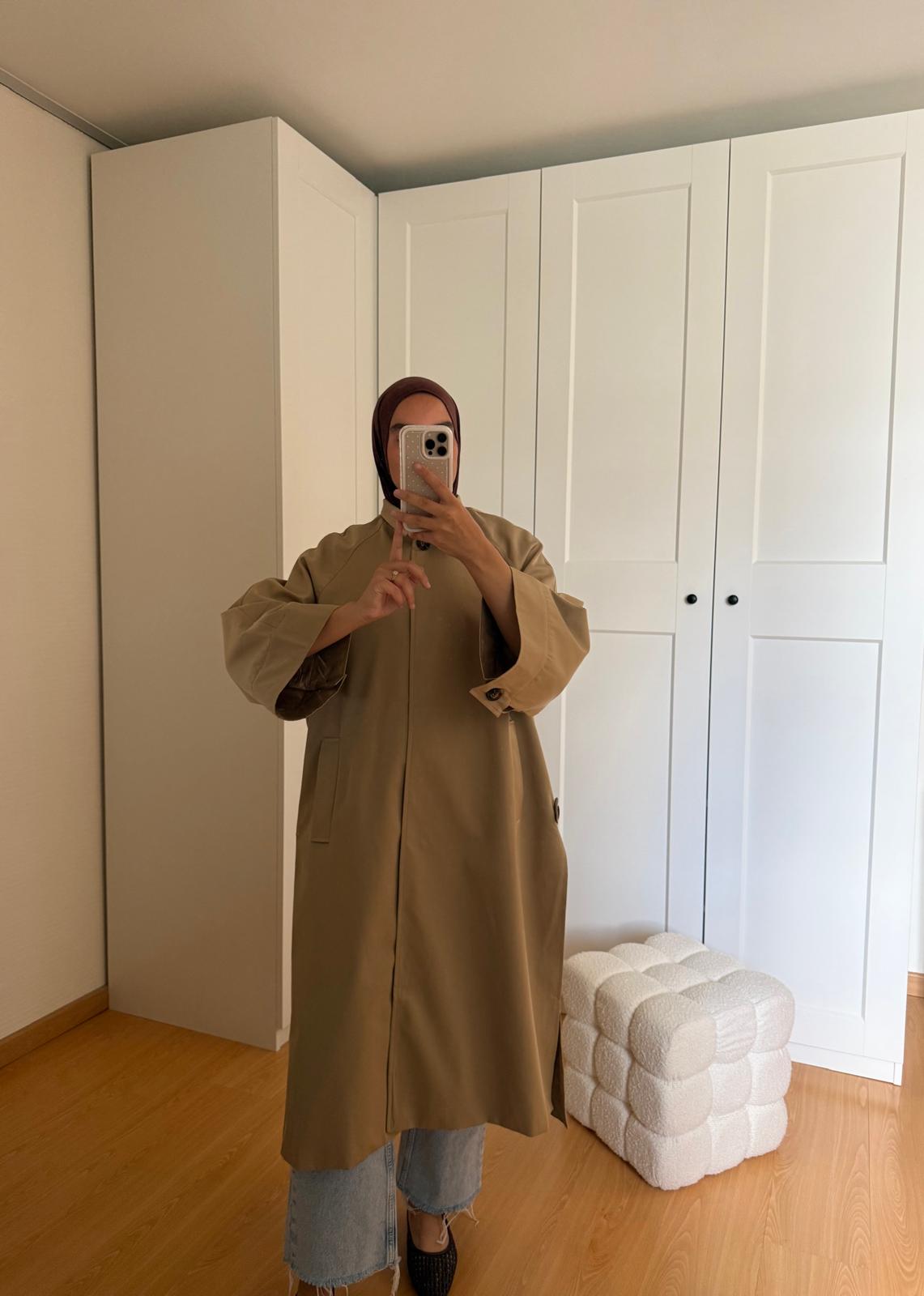 Trench Fentes Latérales - Beige